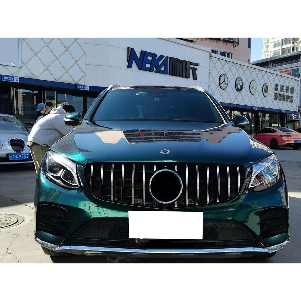 Front Racing Center Grille Facelift Bumper Grill For Mercedes Benz W253 GLC Class 2015 2016 2017 2018 2019