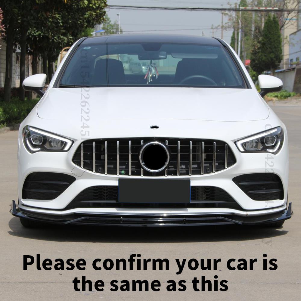 Spoiler Deflector Guard Decoration Tuning Accessories Modified Front Bumper Lip Chin For Mercedes Benz CLA C118 2019 2020 2019+