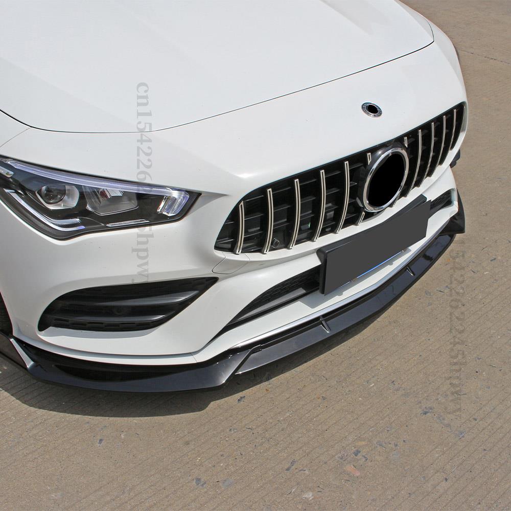 Spoiler Deflector Guard Decoration Tuning Accessories Modified Front Bumper Lip Chin For Mercedes Benz CLA C118 2019 2020 2019+