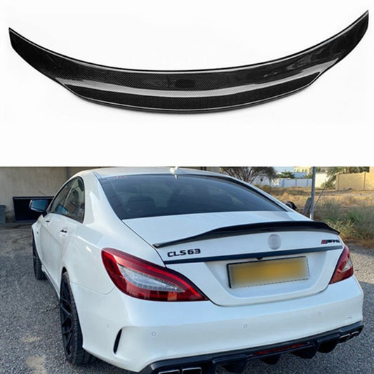 For Mercedes CLS Class W218 Spoiler Carbon Fiber Rear Trunk Spoiler Wing PSM Style 2011 2012 2013 2014 2015 2016