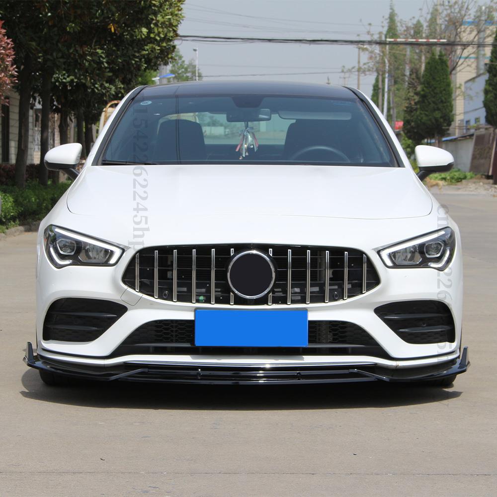 Center Front Inlet Grille Racing Hood Grill Hood Mesh Refit Tuning Part For Mercedes Benz CLA C118 2019 2020 2021 Diamond GT