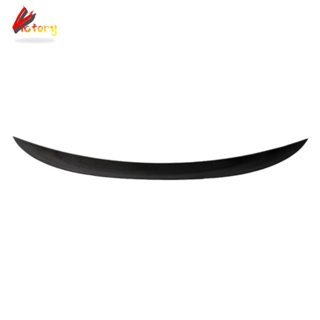 Carbon Pattern Rear Trunk Spoiler Tail For BMW 4 Series F32 F33 F36 2013-2019 ABS Gloss Black Wing