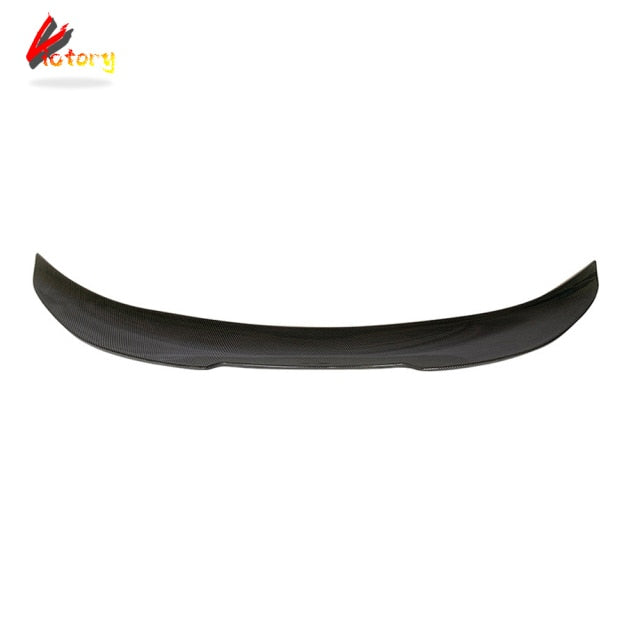 Carbon Pattern Rear Trunk Spoiler Tail For BMW 4 Series F32 F33 F36 2013-2019 ABS Gloss Black Wing