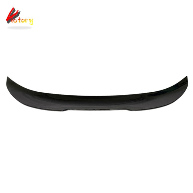 Carbon Pattern Rear Trunk Spoiler Tail For BMW 4 Series F32 F33 F36 2013-2019 ABS Gloss Black Wing