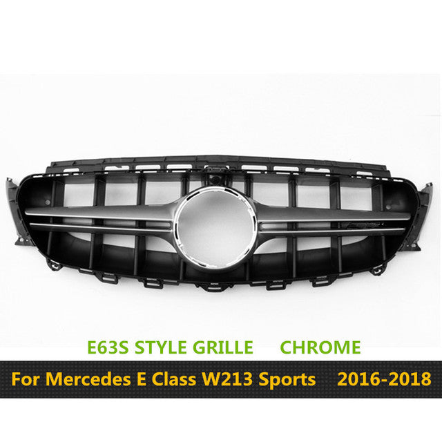 Chrome Sticker Foils For Mercedes W213 Facelift C238 Coupe AMG Diamond  Grille